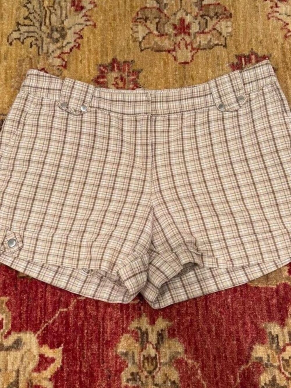 Plaid Mini Shorts